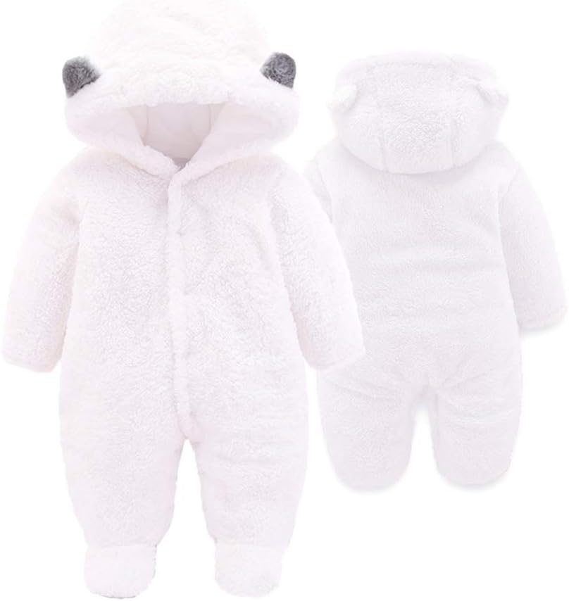 Unisex Newborn Infant Jumpsuit Snowsuit