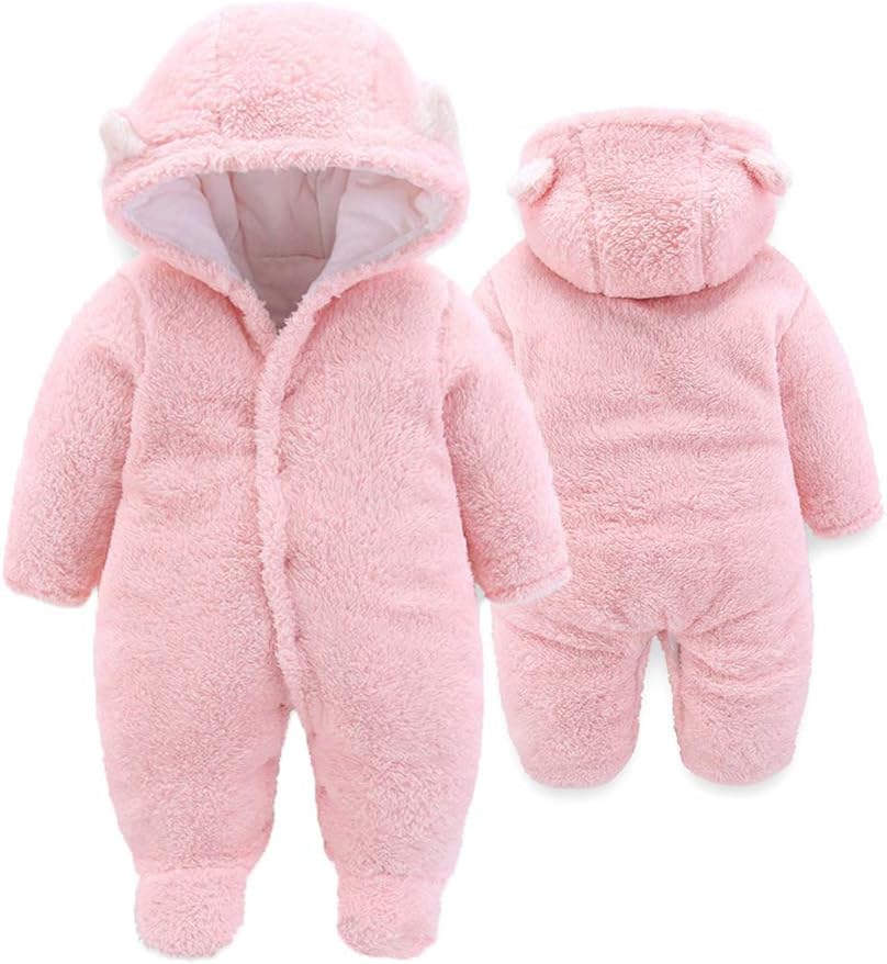 Unisex Newborn Infant Jumpsuit Snowsuit