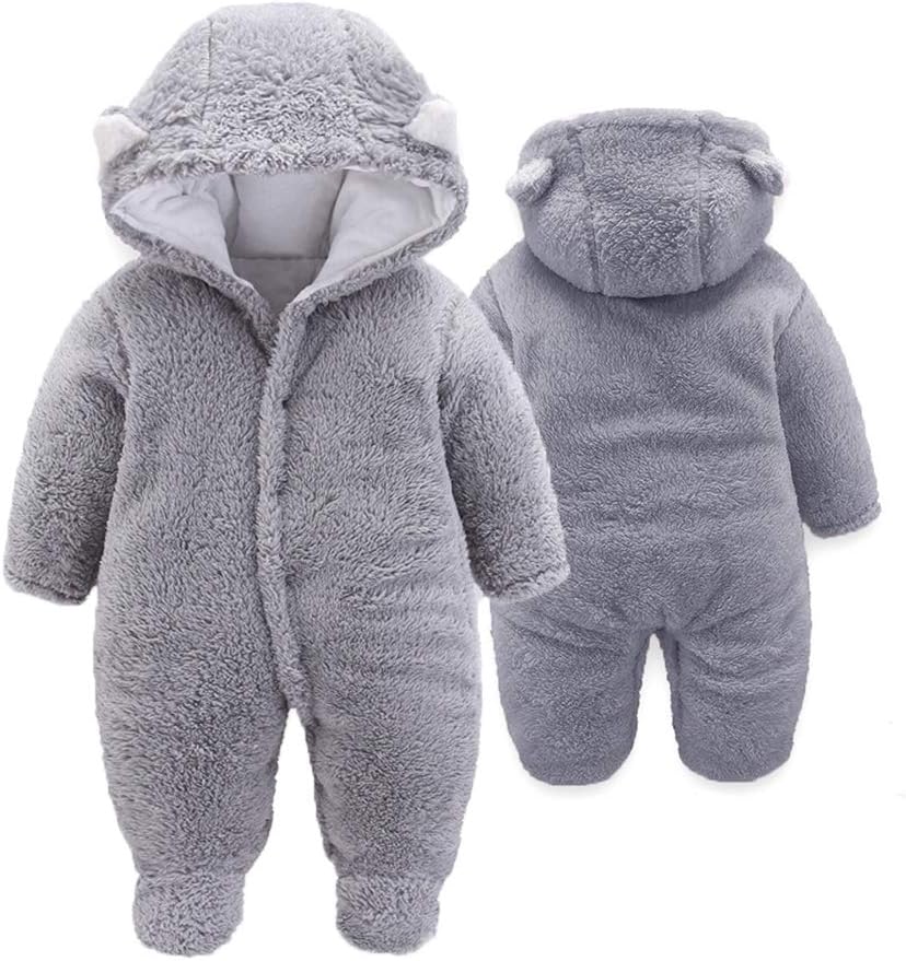 Unisex Newborn Infant Jumpsuit Snowsuit
