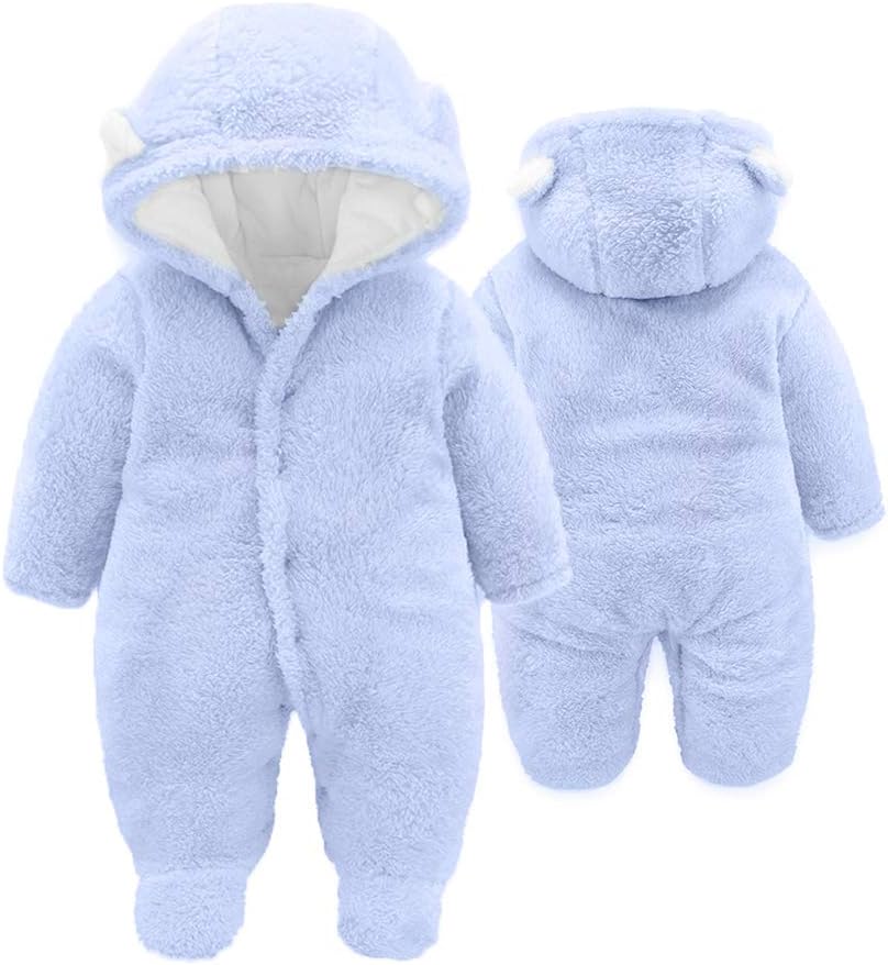 Unisex Newborn Infant Jumpsuit Snowsuit