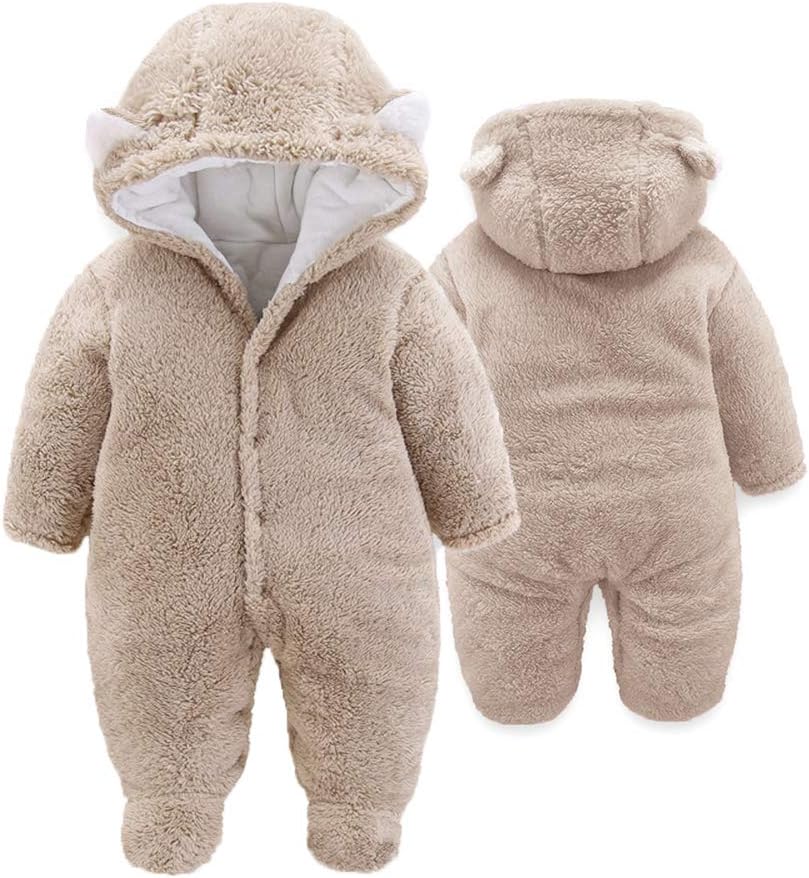 Unisex Newborn Infant Jumpsuit Snowsuit
