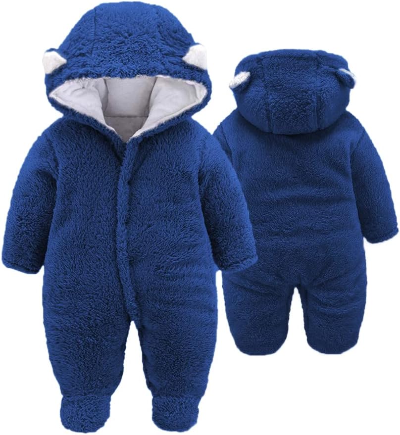 Unisex Newborn Infant Jumpsuit Snowsuit