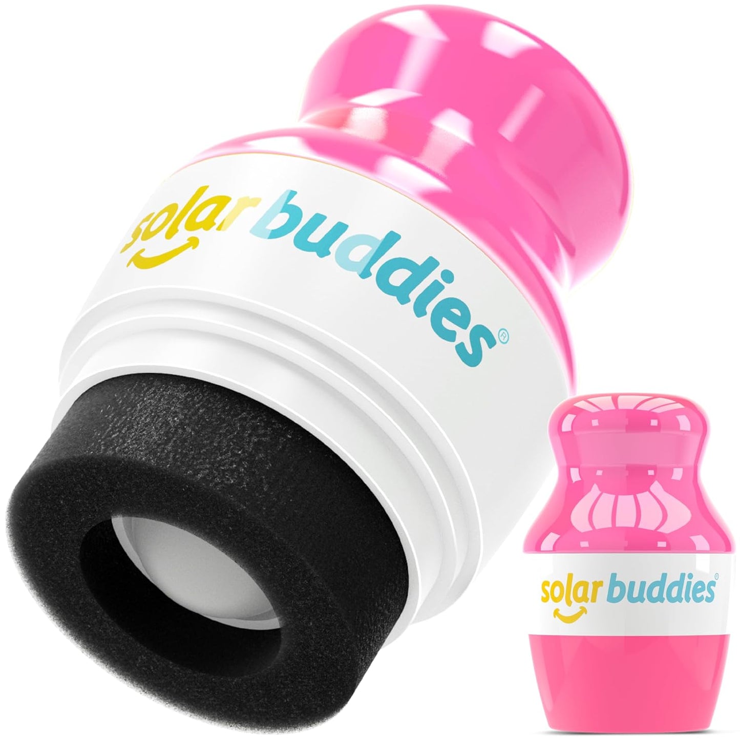 Sunscreen Applicator - Single Pink - Refillable Roll on Sponge Sunscreen, Suncream & Lotion Applicator for Kids, Adults & Families - Holds 3.4Fl Oz, Perfect Size for Travel