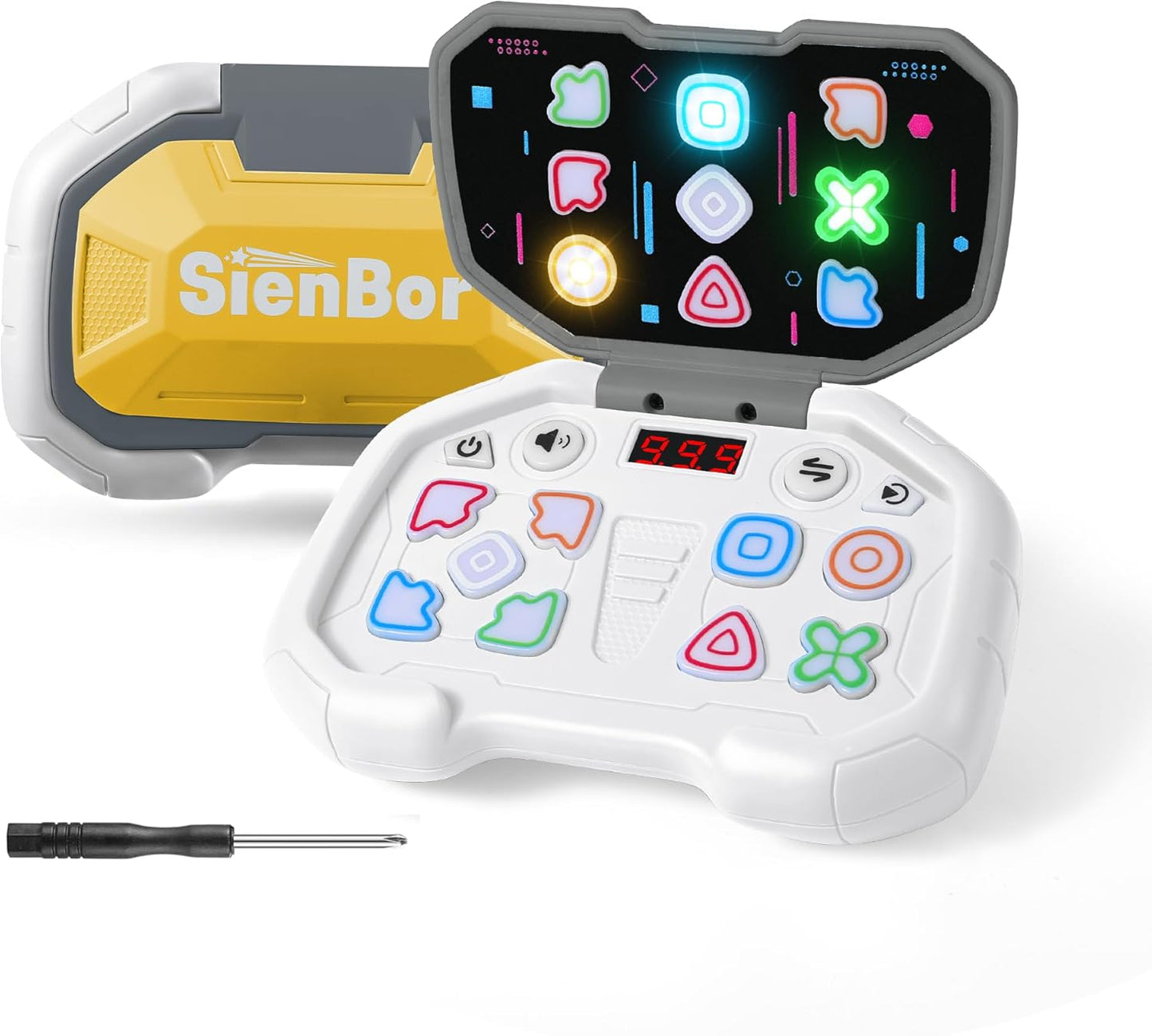 Fast Push Game 4 Modes Screen Handheld Dance Game Machine, Pop Game Controller Electric Popper for Kids Ages 3-12,Birthday Gifts for Boys Girls,Fidget Games Toys for Boys Girls