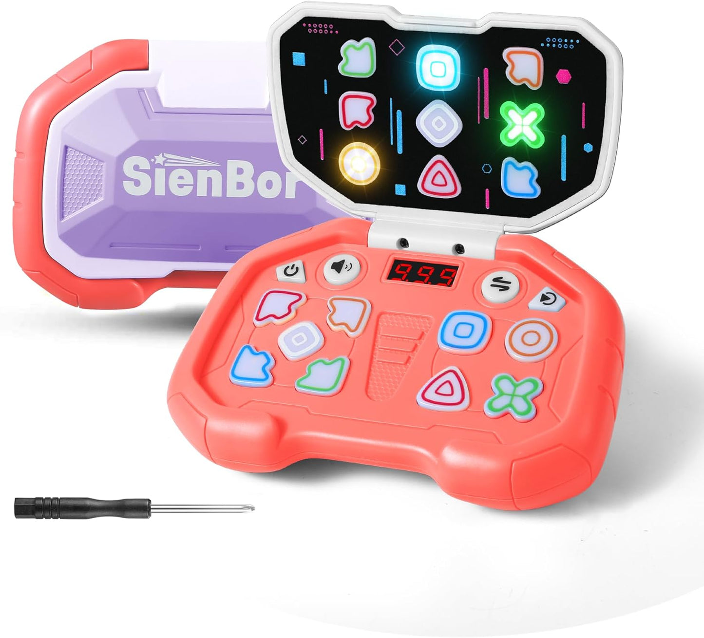 Fast Push Game 4 Modes Screen Handheld Dance Game Machine, Pop Game Controller Electric Popper for Kids Ages 3-12,Birthday Gifts for Boys Girls,Fidget Games Toys for Boys Girls