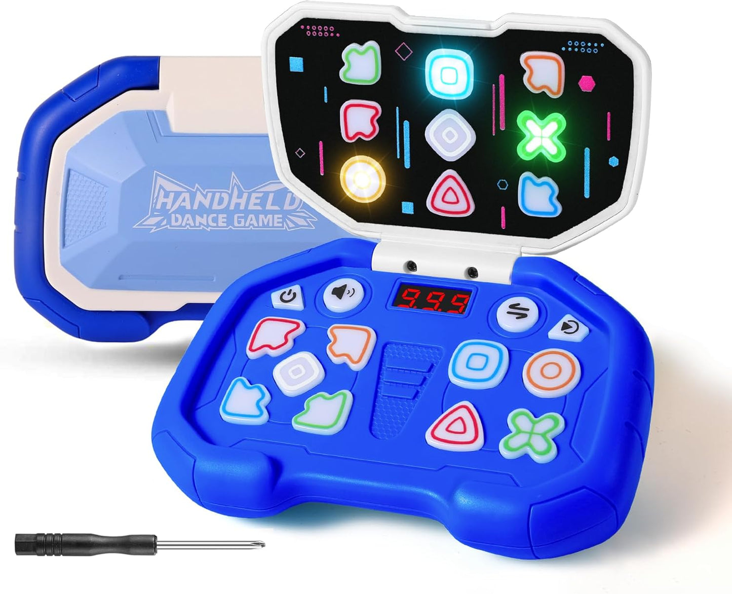 Fast Push Game 4 Modes Screen Handheld Dance Game Machine, Pop Game Controller Electric Popper for Kids Ages 3-12,Birthday Gifts for Boys Girls,Fidget Games Toys for Boys Girls