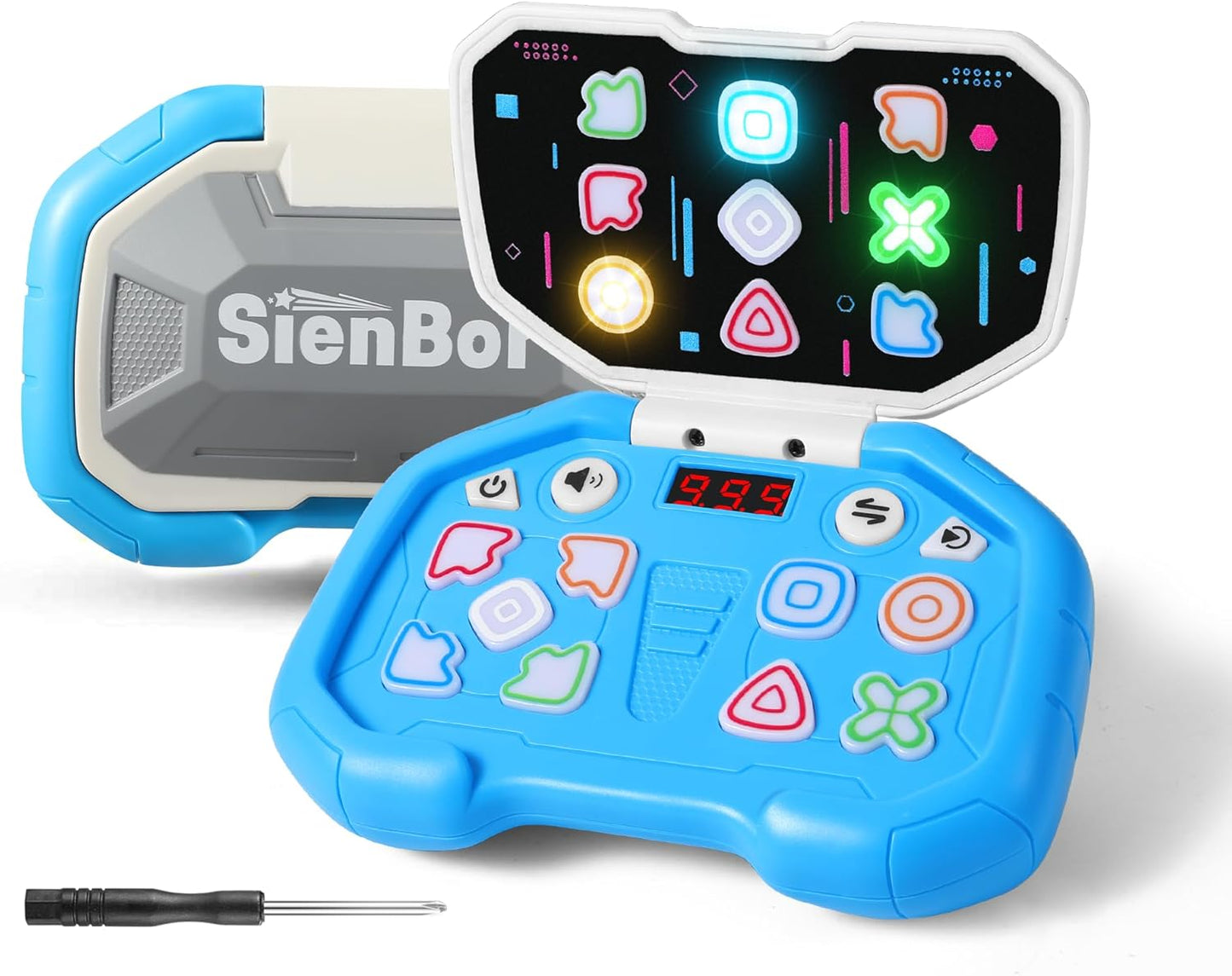 Fast Push Game 4 Modes Screen Handheld Dance Game Machine, Pop Game Controller Electric Popper for Kids Ages 3-12,Birthday Gifts for Boys Girls,Fidget Games Toys for Boys Girls