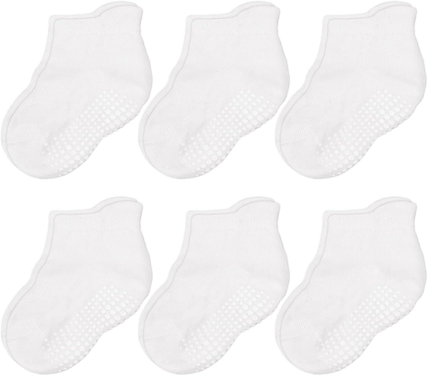 Baby Non Slip Socks Toddler Socks with Grips Ankle for Infants Kids Little Girls Boys