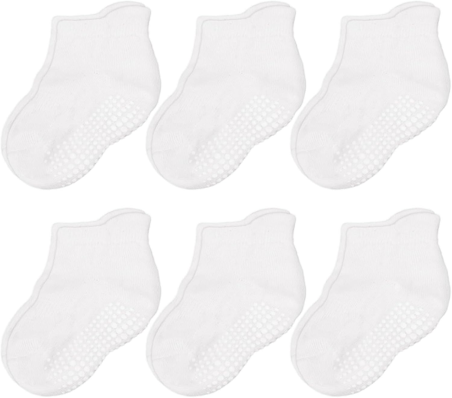 Baby Non Slip Socks Toddler Socks with Grips Ankle for Infants Kids Little Girls Boys