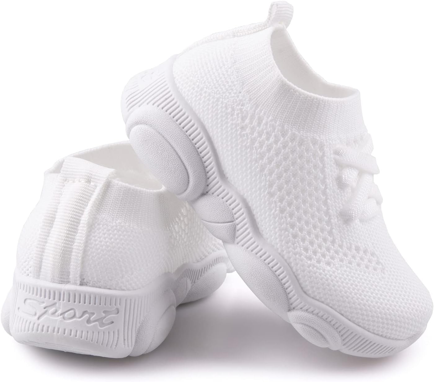 Baby First Walking Shoes 1-4 Years Kid Shoes Trainers Toddler Slip on Infant Waves Shoes Boys Girls Cotton Mesh Breathable Sneakers Outdoor