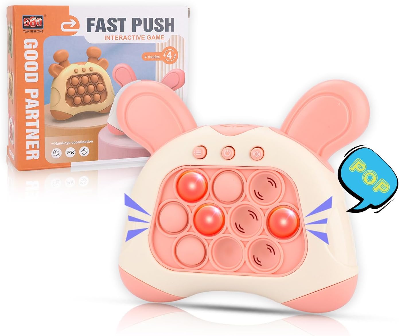 Upgraded Handheld Quick Push Game for Kids 6-12, Sensory Toy / ADHD / Stress Reliefs ! 