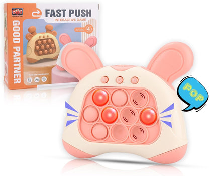 Upgraded Handheld Quick Push Game for Kids 6-12, Sensory Toy / ADHD / Stress Reliefs ! 