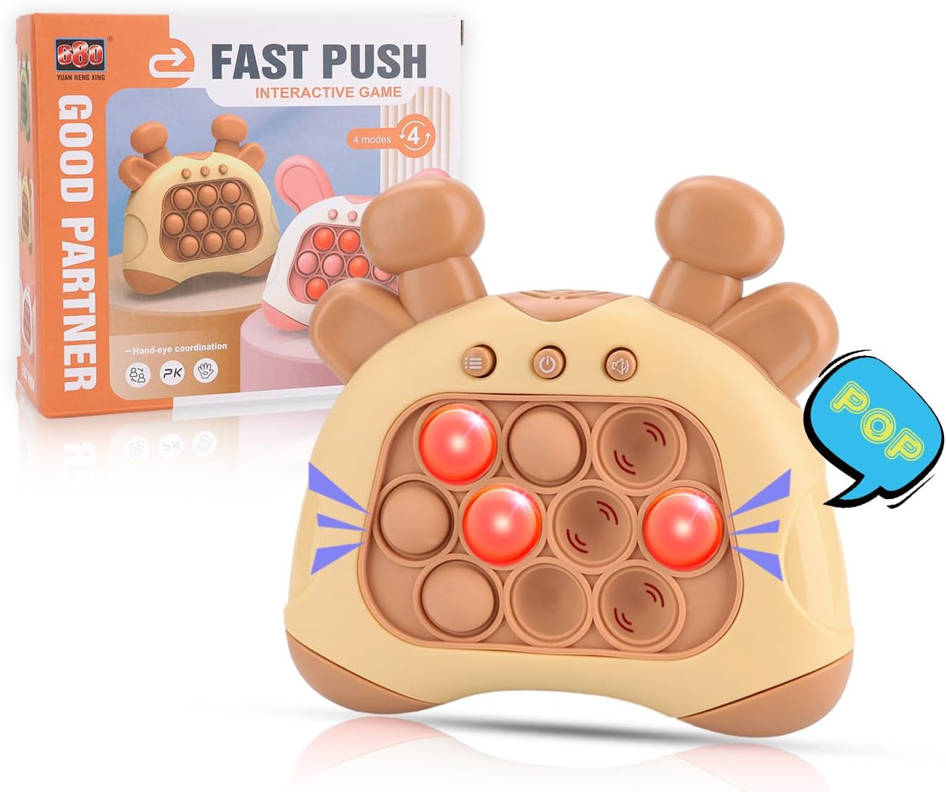 Upgraded Handheld Quick Push Game for Kids 6-12, Sensory Toy / ADHD / Stress Reliefs ! 