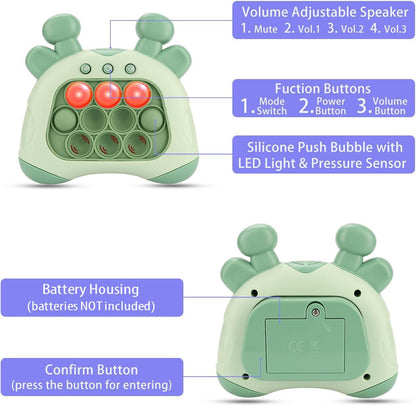 Upgraded Handheld Quick Push Game for Kids 6-12, Sensory Toy / ADHD / Stress Reliefs ! 