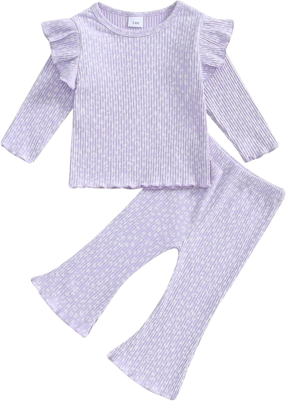 0-24M Flower Newborn Infant Baby Girl Clothes Set Long Sleeve Sweatshirts Tops Pants Outfits