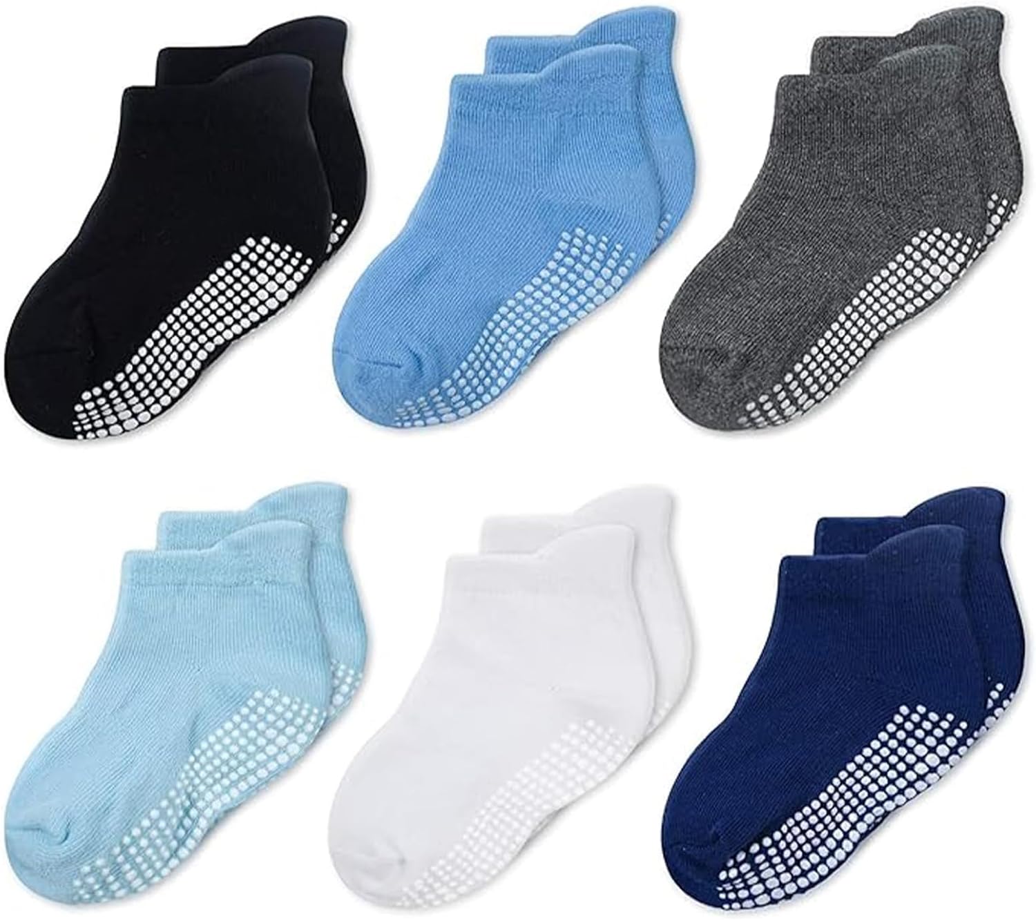 Baby Non Slip Socks Toddler Socks with Grips Ankle for Infants Kids Little Girls Boys