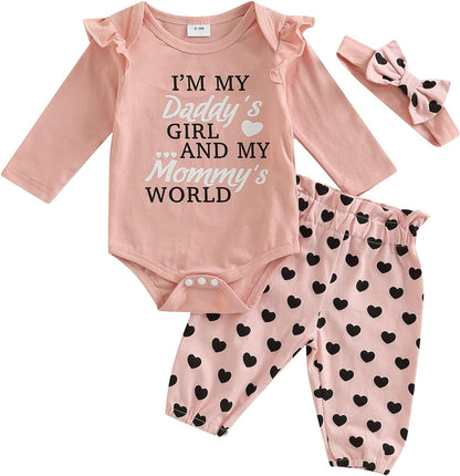 0-24M Flower Newborn Infant Baby Girl Clothes Set Long Sleeve Sweatshirts Tops Pants Outfits