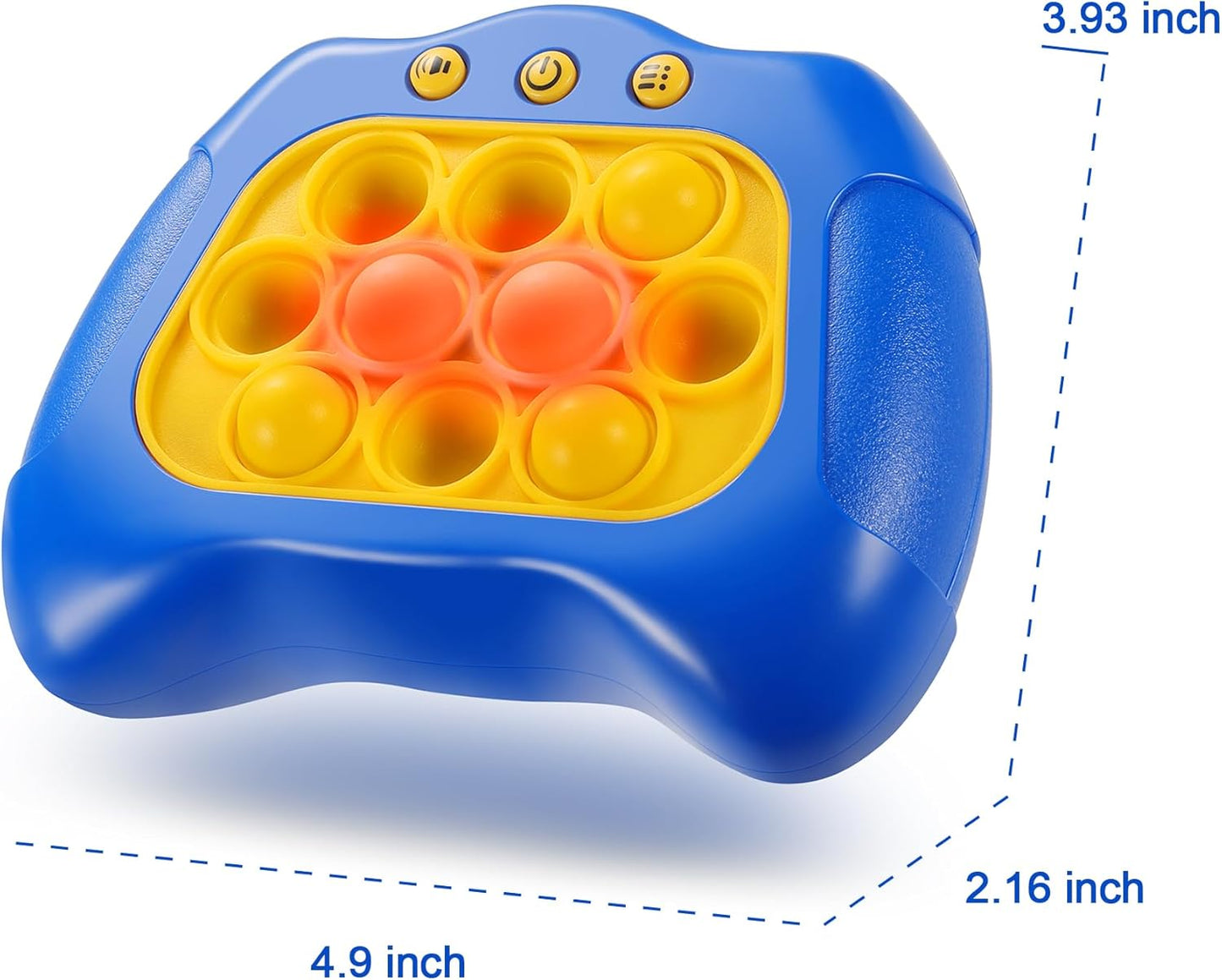 Fast Push Game 4 Modes Screen Handheld Dance Game Machine, Pop Game Controller Electric Popper for Kids Ages 3-12,Birthday Gifts for Boys Girls，Fidget Games Toys for Boys Girls