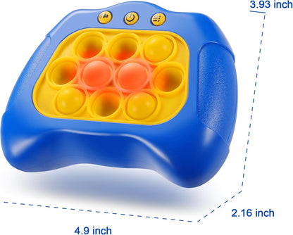 Fast Push Game 4 Modes Screen Handheld Dance Game Machine, Pop Game Controller Electric Popper for Kids Ages 3-12,Birthday Gifts for Boys Girls，Fidget Games Toys for Boys Girls